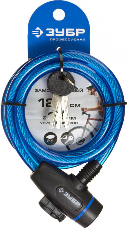 Тросовый замок Зубр 37261-120