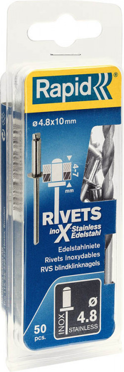 Заклепки из нержавеющей стали RAPID 5000396
