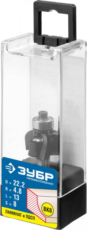 Фреза кромочная калевочная ЗУБР 28785-22.2