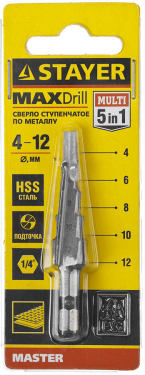 Сверло Stayer 29660-4-12-5