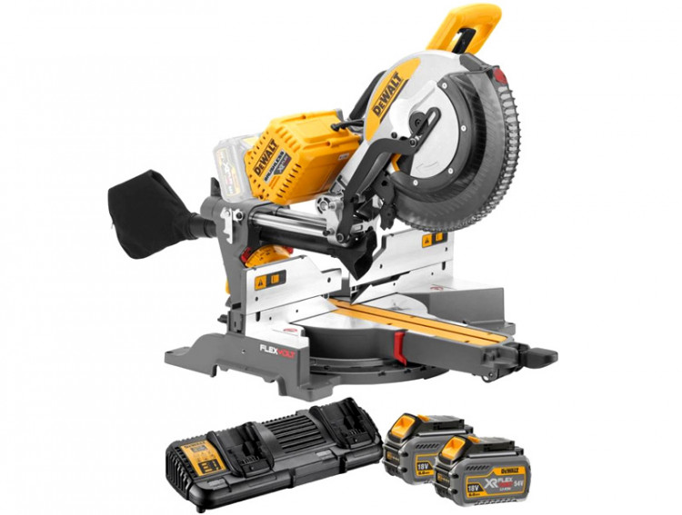 Аккумуляторная торцовочная пила DeWALT DHS780T2A