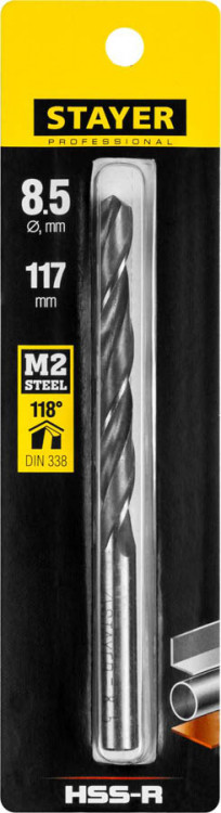 Сверло STAYER 29602-8.5