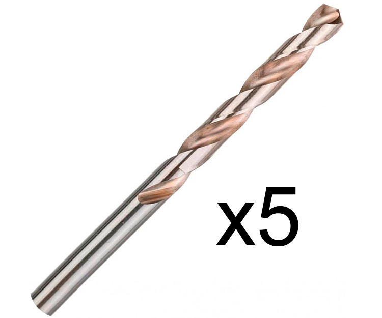 Сверло по металлу BOSCH HSS-G, DIN 338, 8,2 x 75 x 117 мм, 5 шт