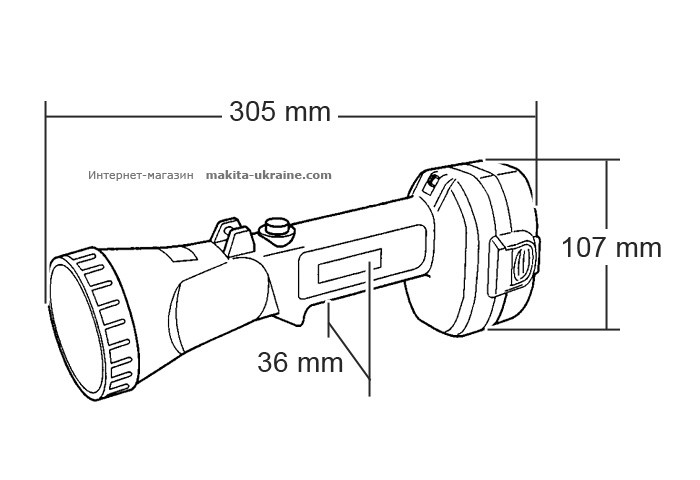 Аккумуляторный фонарь MAKITA ML180