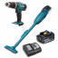 Набор аккумуляторных инструментов MAKITA DLX2056