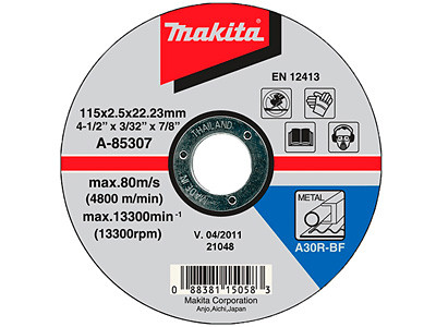 Отрезной диск MAKITA A-85307