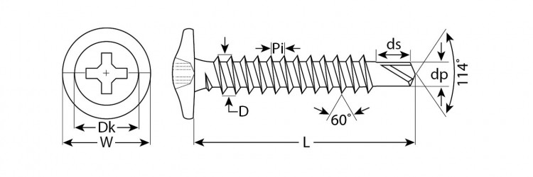 Саморезы для листового металла ЗУБР 4-300211-42-014