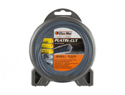 Профессиональная косильная жилка OLEO-Mac Platin Cut 2,7 x 57 м