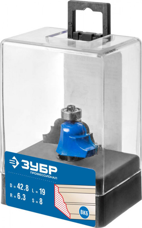 Фреза кромочная калевочная №4 ЗУБР 28705-42.8