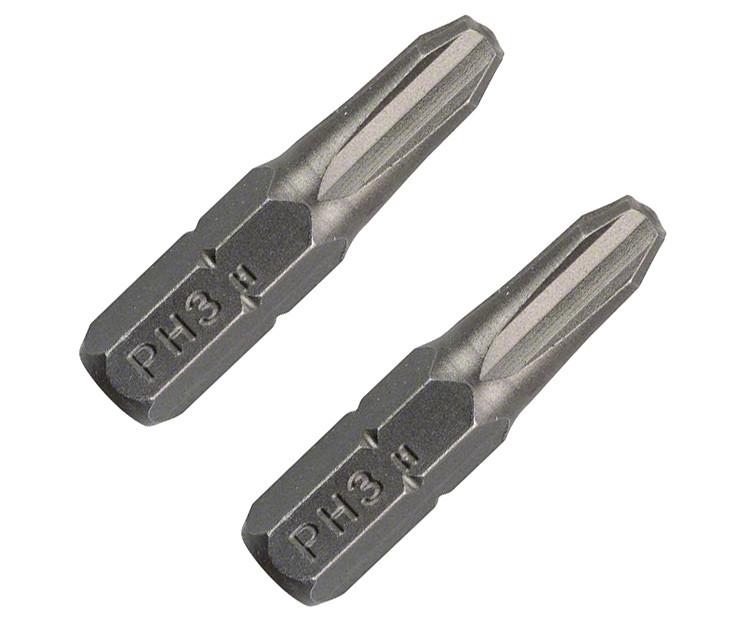 Бита Bosch Phillips, 3 XH, 25 мм, 2 шт.