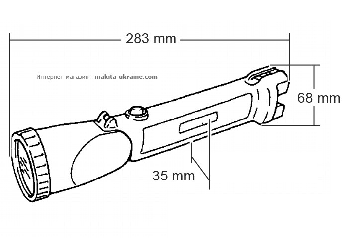 Аккумуляторный фонарь MAKITA ML702