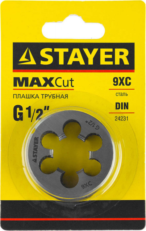 Плашка круглая ручная STAYER 28029-1/2, 28029-1/2