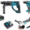 Набор аккумуляторных инструментов MAKITA DLX3160