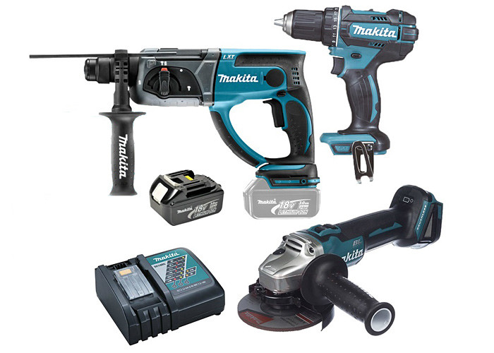 Набор аккумуляторных инструментов MAKITA DLX3160