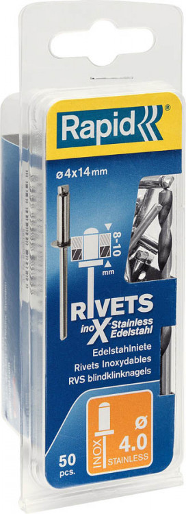 Заклепки из нержавеющей стали RAPID 5000395
