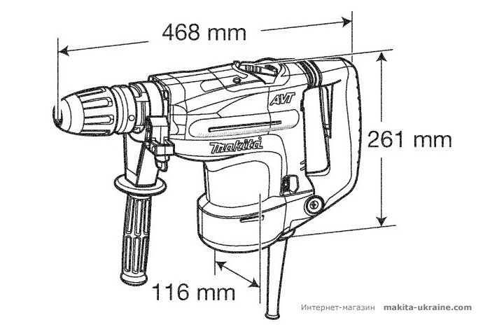 Перфоратор MAKITA HR4011C