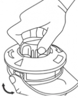 Головка с леской GTH "Easy Load" для Huter GGT, GET-1200, GET-1500, GET-1700