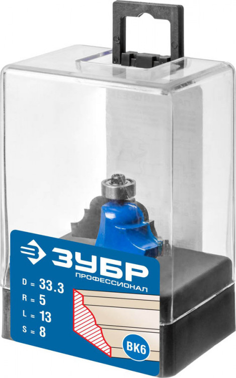 Фреза кромочная калевочная №4 ЗУБР 28705-33.3