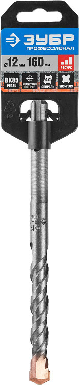 Бур по бетону SDS Plus ЗУБР 29314-160-12_z01