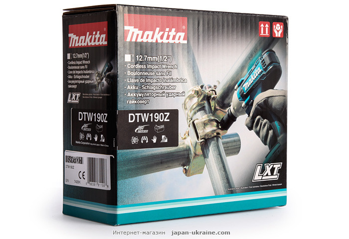 Аккумуляторный гайковерт MAKITA DTW190Z