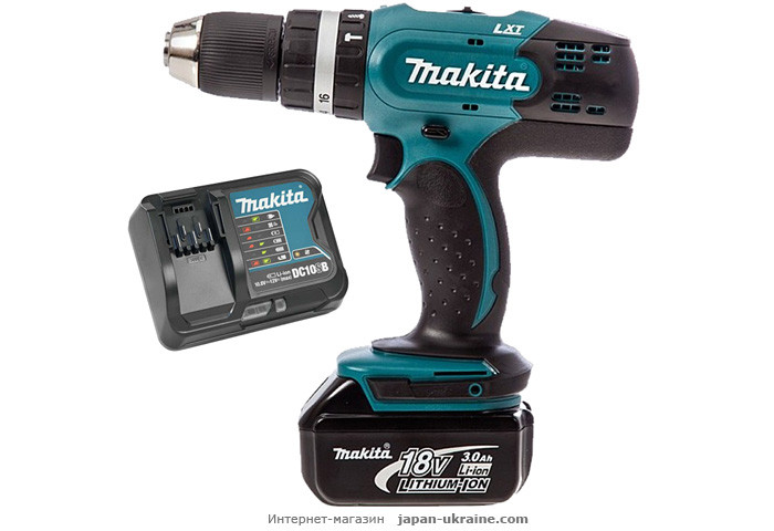 Аккумуляторный ударный шуруповерт MAKITA DHP453SFX8