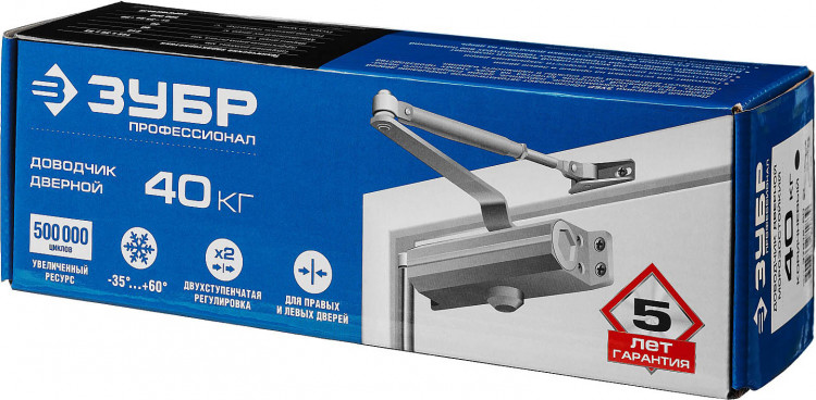 Доводчик дверной ЗУБР 37912-50