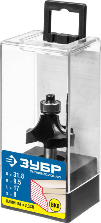Фреза кромочная калевочная ЗУБР 28784-31.8