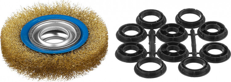 Щетка дисковая для точильно-шлифовального станка 125 мм