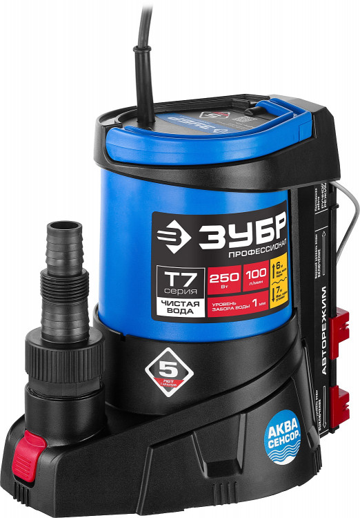 Насос дренажный погружной ЗУБР НПЧ-Т7-250