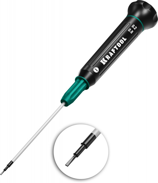 Отвертка для точных работ KRAFTOOL 25681-0.8