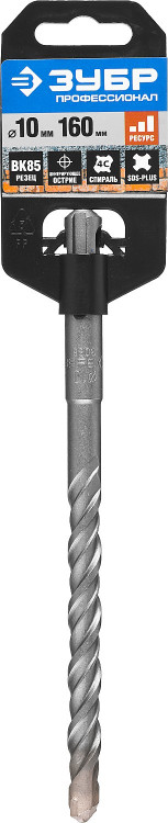 Бур по бетону SDS Plus ЗУБР 29314-160-10_z01
