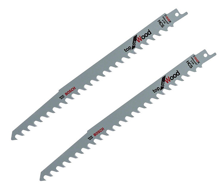 Пильное полотно Bosch S 1542 K, 3 TPI, 2 шт.