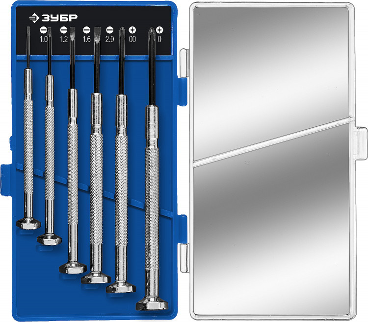 Набор часовых отверток ЗУБР ЧАСОВЩИК 25666