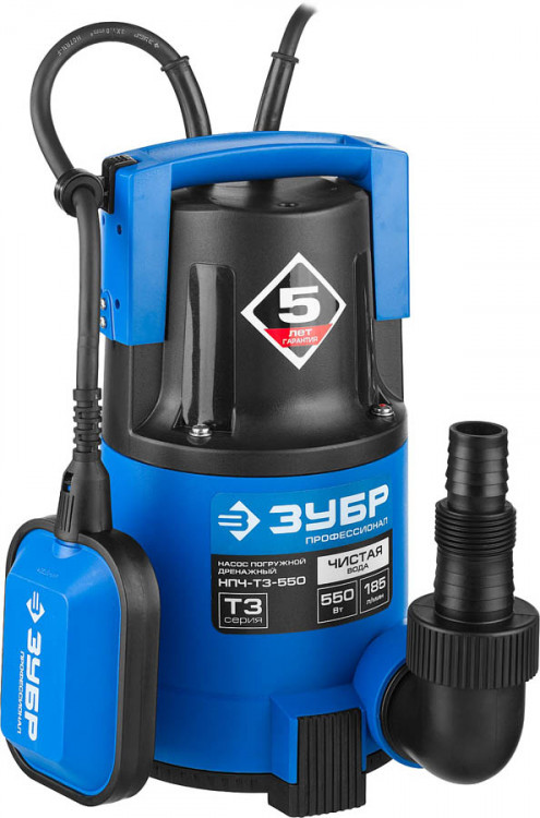Насос погружной дренажный для чистой воды НПЧ-Т3-550
