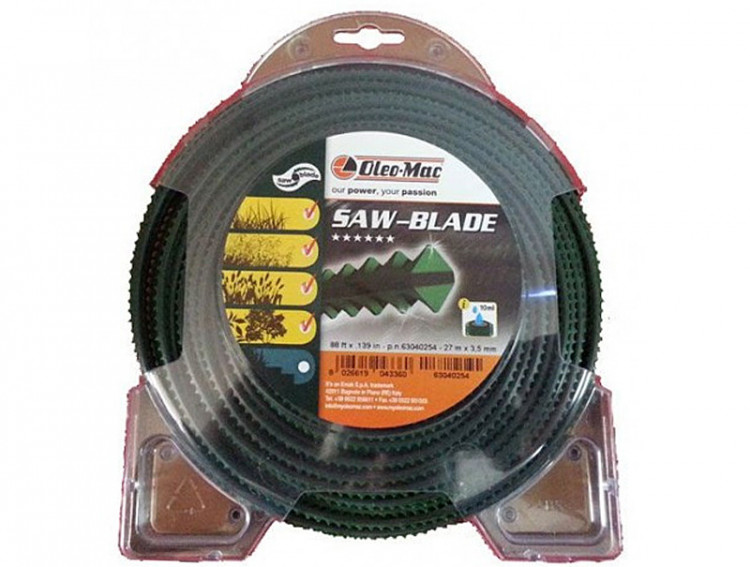 Профессиональная косильная жилка OLEO-Mac Saw Blade 3,5 x 27 м