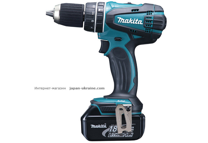 Аккумуляторный ударный шуруповерт MAKITA DHP456RFJ