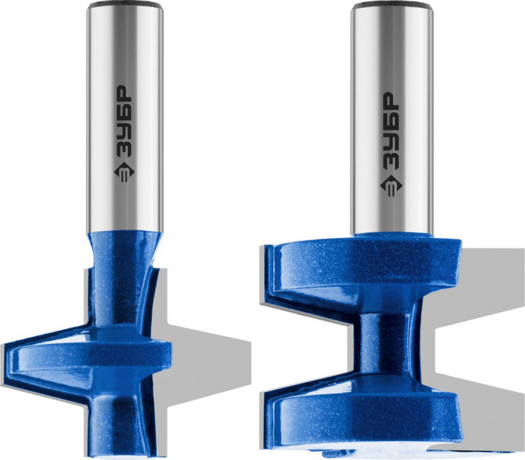 Набор фрез пазо-шиповых ЗУБР 28731-38.1-H2