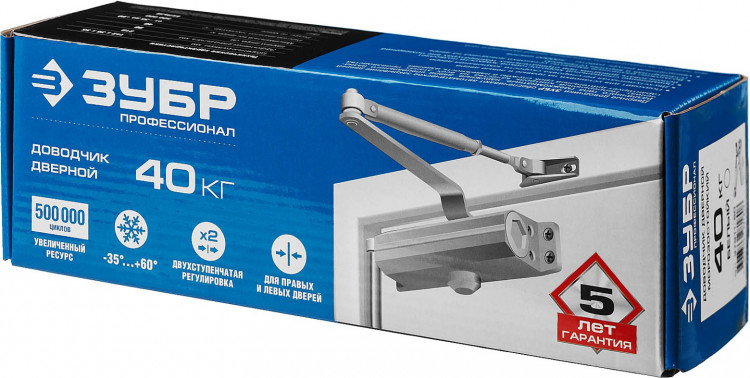 Доводчик дверной ЗУБР 37911-50