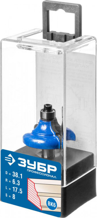 Фреза кромочная калевочная №3 ЗУБР 28704-38.1