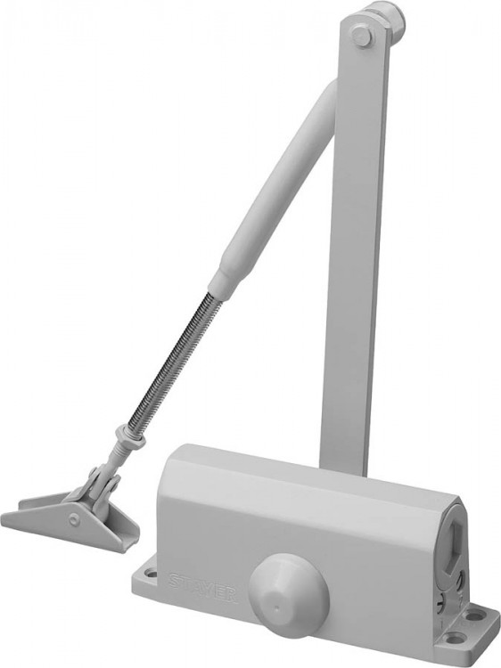 Доводчик дверной STAYER 37916-50, STAYER вес двери 40 кг