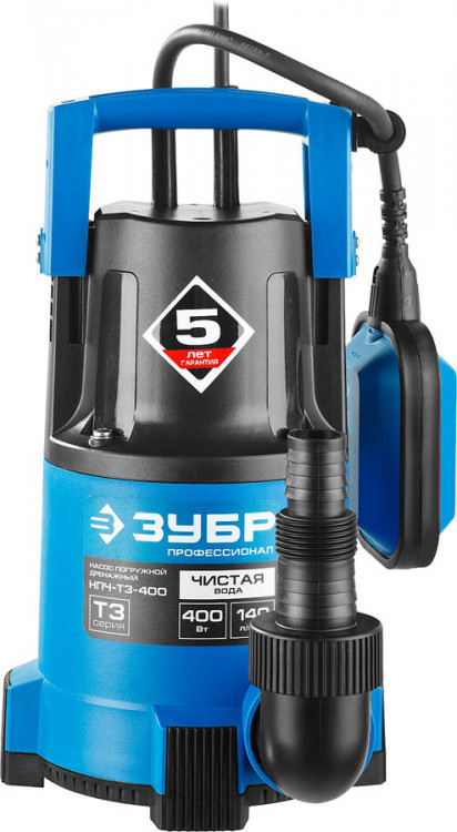 Насос погружной дренажный для чистой воды НПЧ-Т3-400