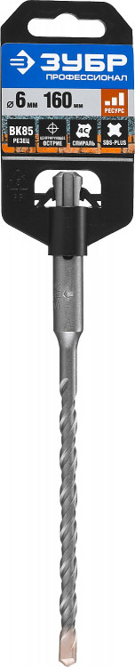 Бур по бетону SDS Plus ЗУБР 29314-160-06_z01