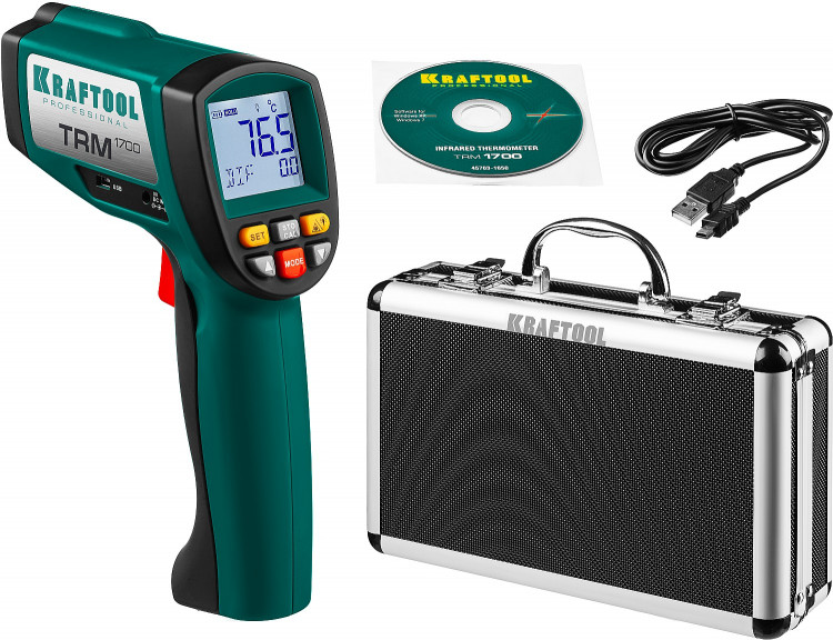 Пирометр инфракрасный KRAFTOOL 45701-1650