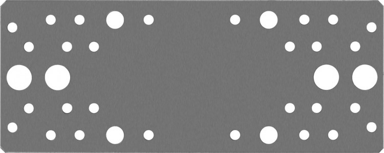 Крепежная пластина ЗУБР 310236-200-80