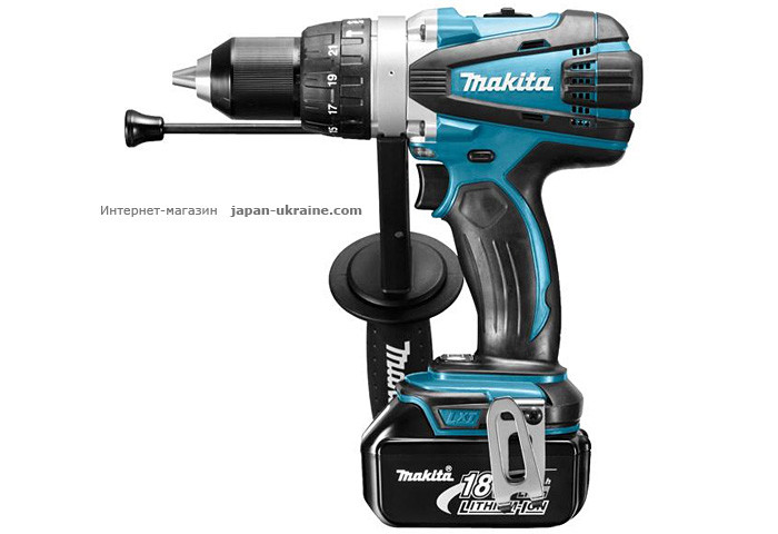 Аккумуляторный ударный шуруповерт MAKITA DHP458RFJ