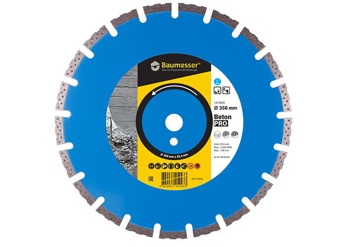 Алмазный диск DISTAR 1A1RSS/C1-H 350 F4 Baumesser Beton PRO