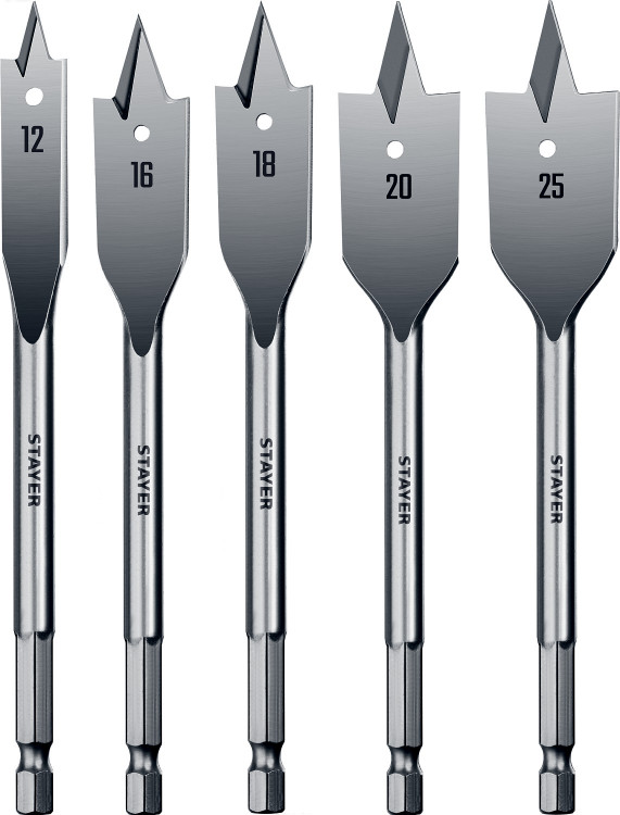 Набор перовых сверл по дереву STAYER 2950-H5