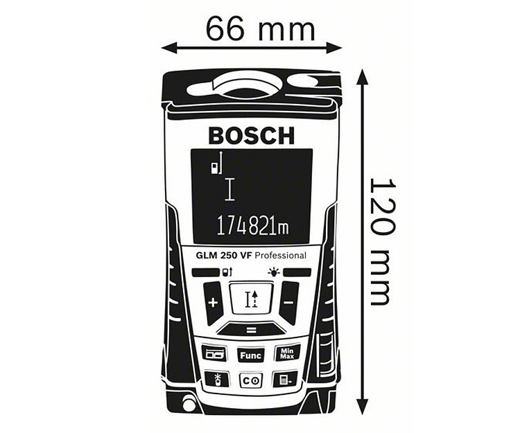 Дальномер BOSCH GLM 250 VF