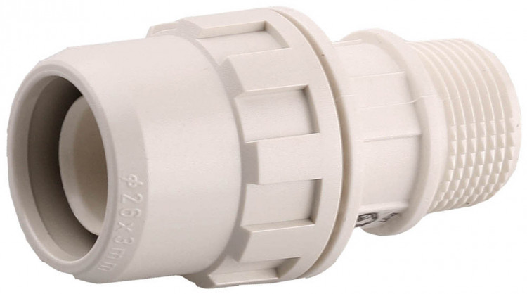 Муфта соединительная ЗУБР ШиреФит 51461-20-3/4