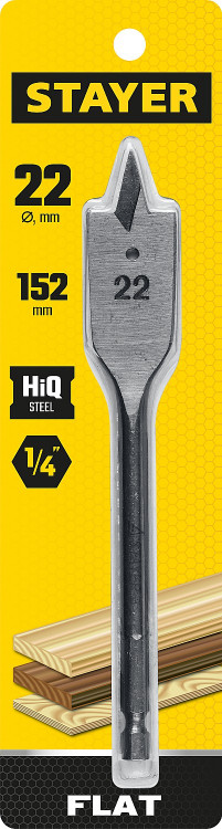 Сверло по дереву перовое STAYER 2950-22_z01